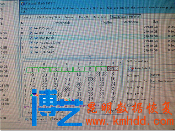 IBM服务器10块SAS硬盘 RAID崩溃数据恢复成功