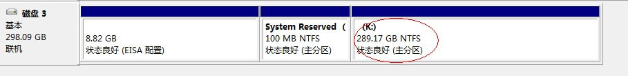 西部数据 320G硬盘 合并为一个分区恢复成功